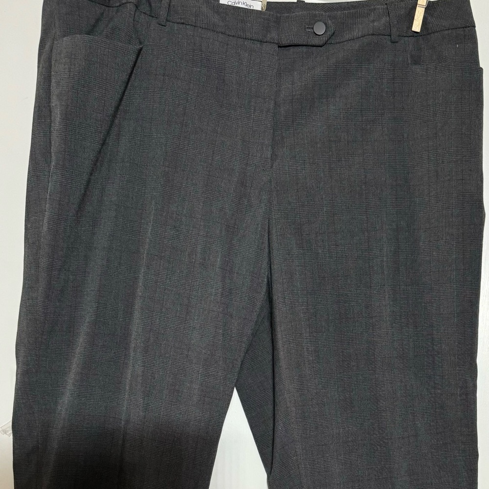 Calvin Klein Modern Fit Gray Trousers